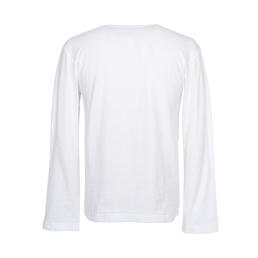 Comme Des Garçons Play Heart-patch Jersey T-shirt In White