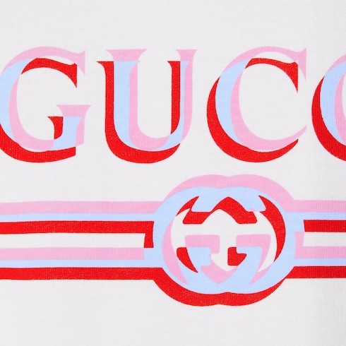 Gucci Logo Printed T-shirt In White