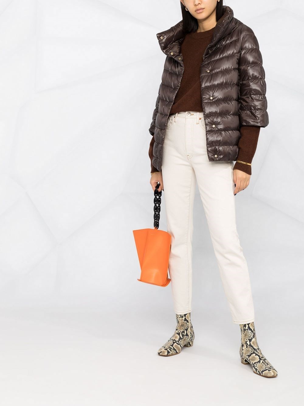 Herno Quilted Down Jacket In Black