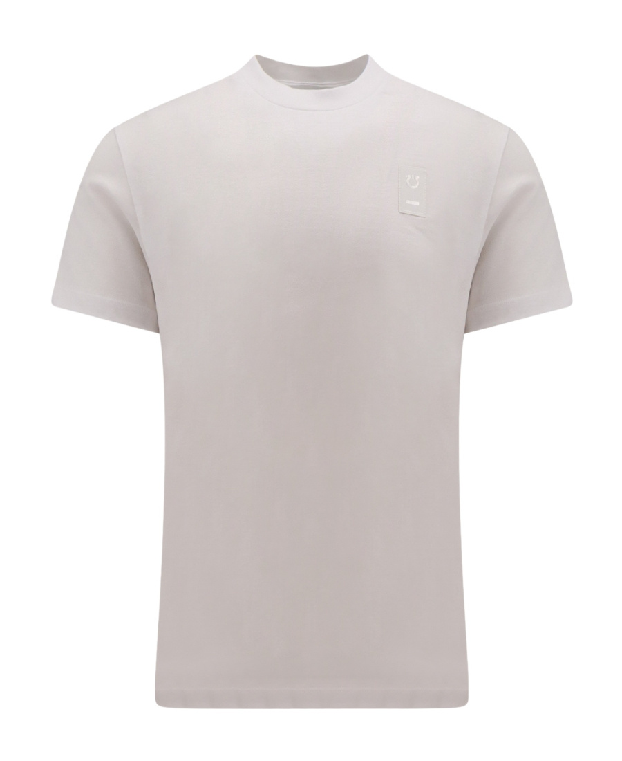 Ferragamo Salvatore Logo Path Crewneck T-shirt In White