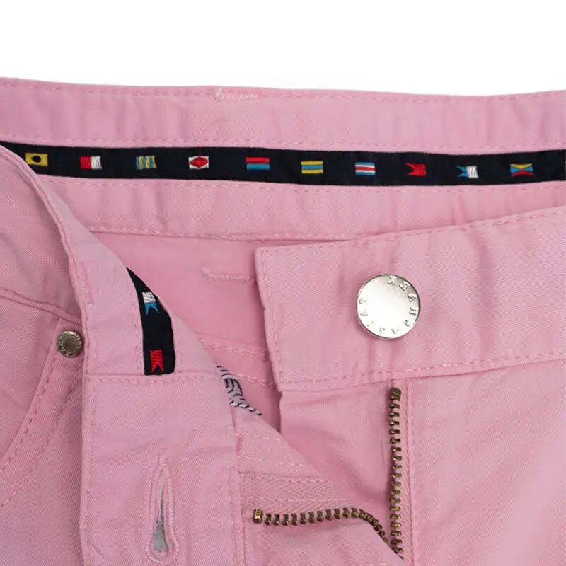 Paul & Shark Five Pockets Slim Casual Pants In Pink