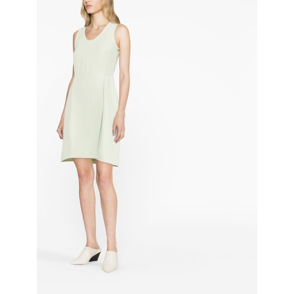Jil Sander Sleeveless A-line Minidress In White