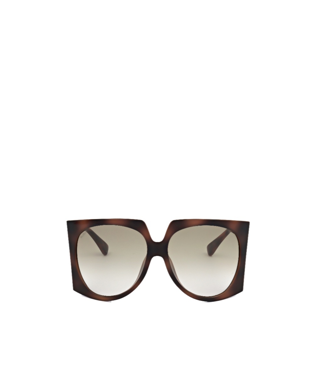 Max Mara Full Frame Sunglasses In Brown
