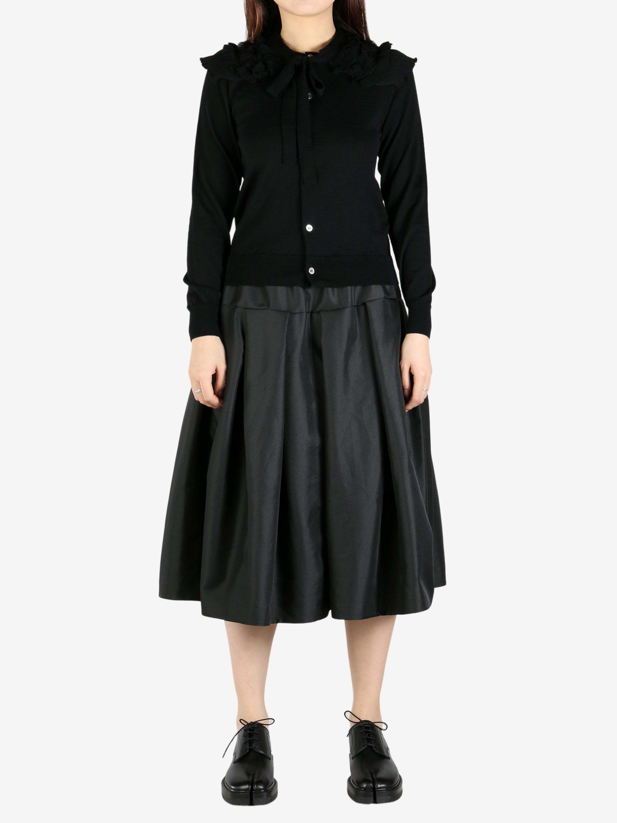 COMME DES GARÇONS WOOL CARDIGAN