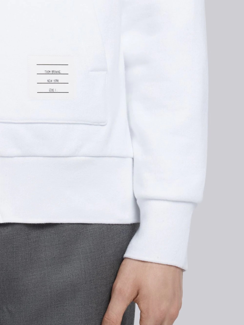 Thom Browne Center-back Stripe Loopback Hoodie