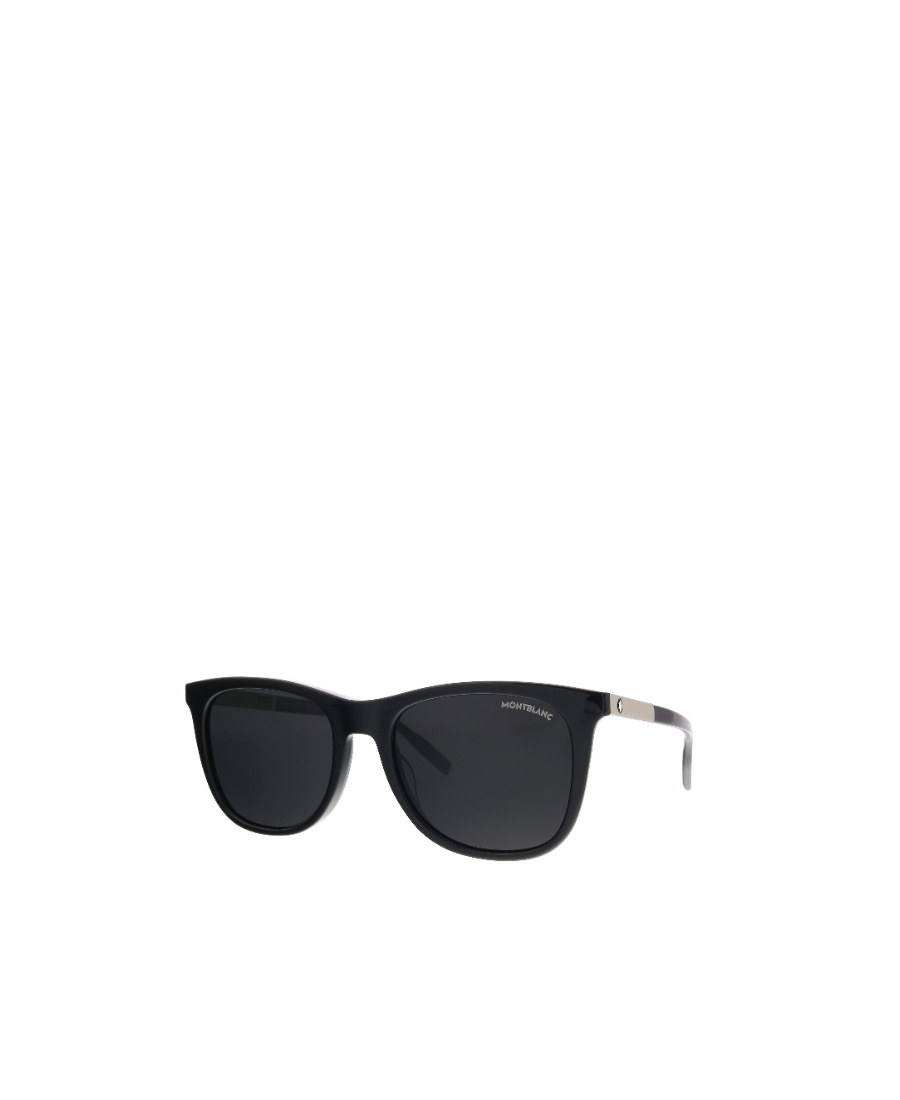 Montblanc Round Sunglasses In Black