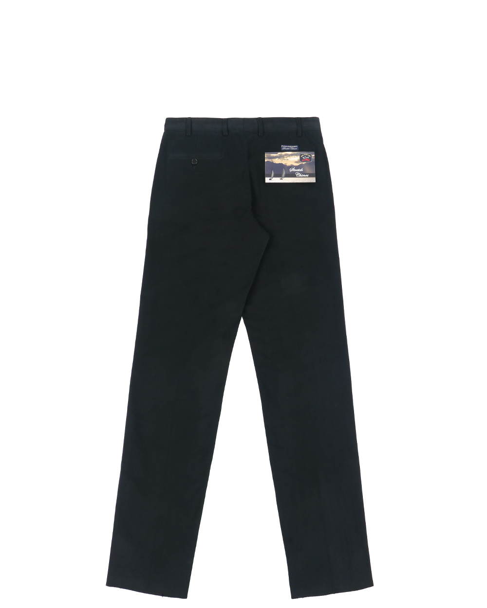 Paul & Shark Straight Casual Pants In Black