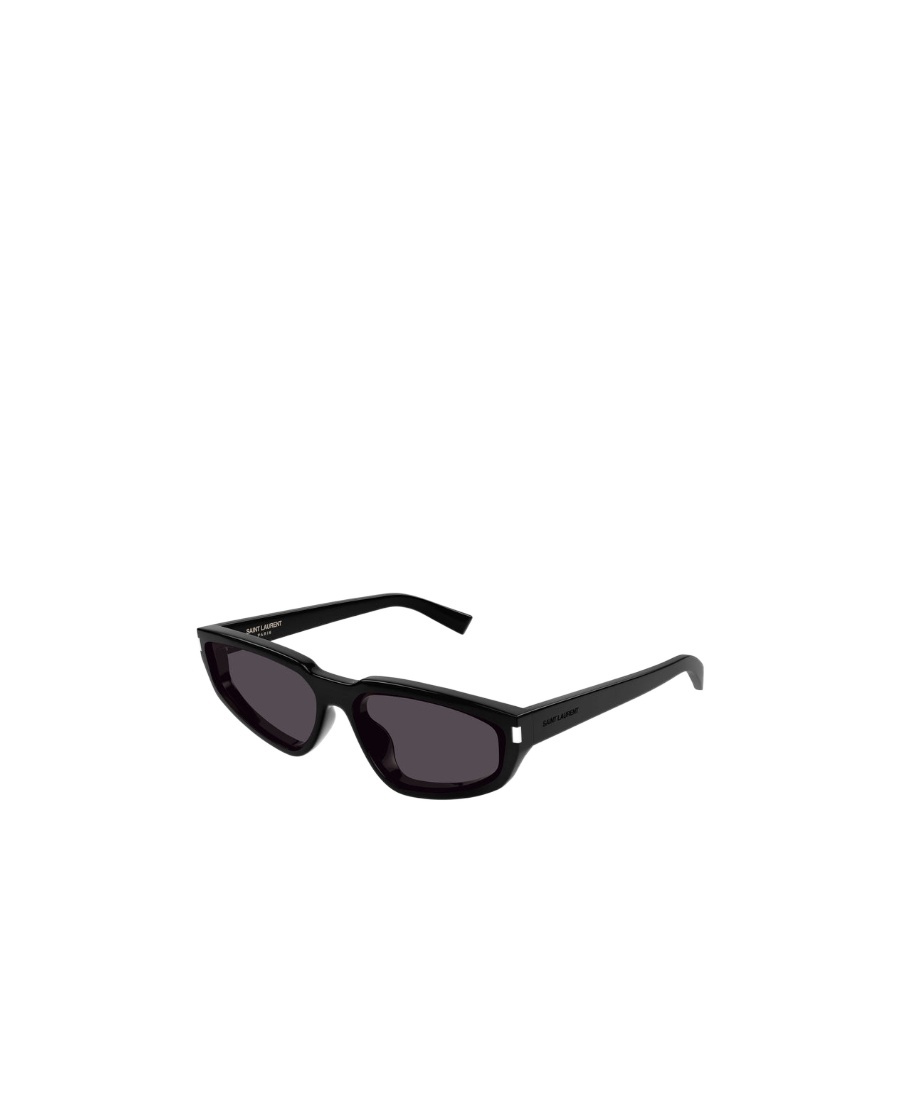 Saint Laurent Nova Oval-frame Sunglasses In Black