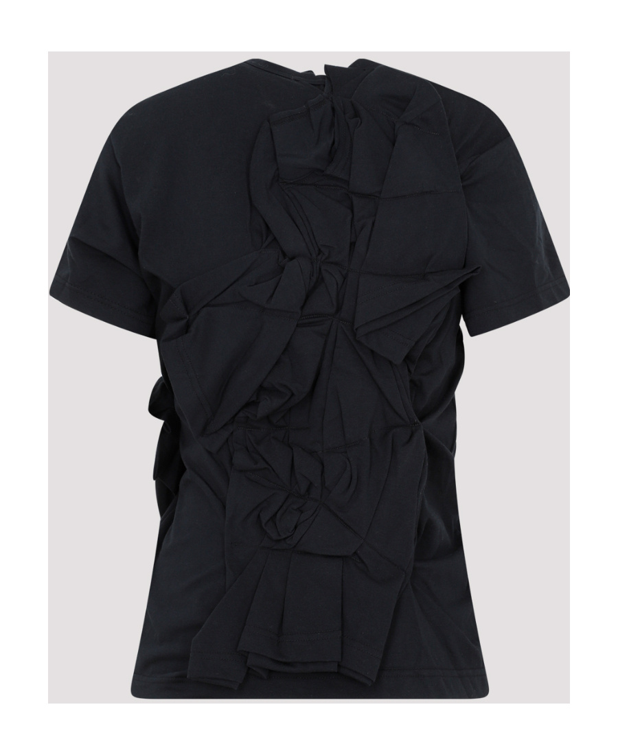 COMME DES GARÇONS RUCHED PANELLED T-SHIRT 