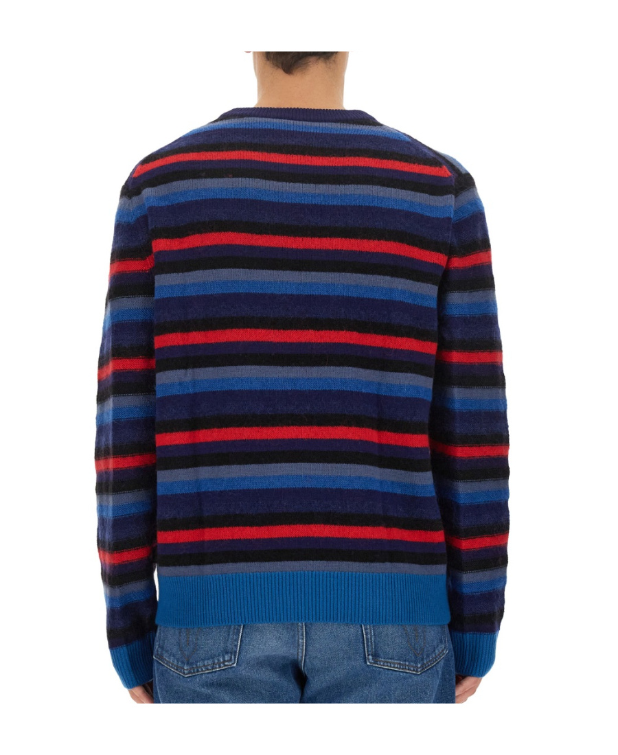 PAUL SMITH CREW-NECK STRIPE-PATTERN JUMPER