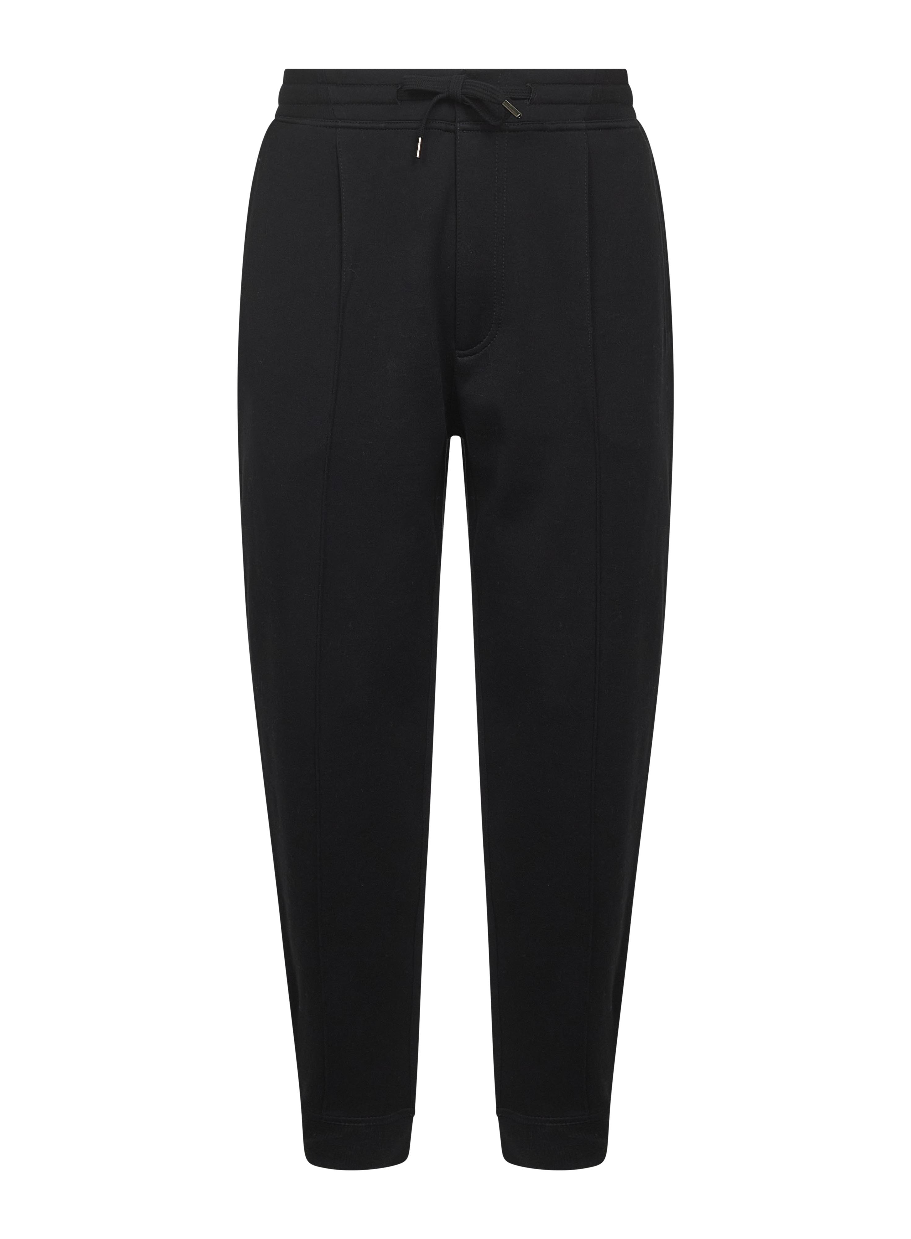 Brunello Cucinelli Elastic Waist Sweatpants In Black