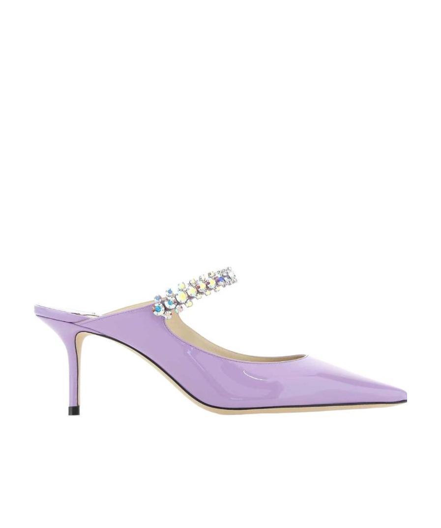 Shop Jimmy Choo Bing 65 Pointed Toe Pumps In Purple