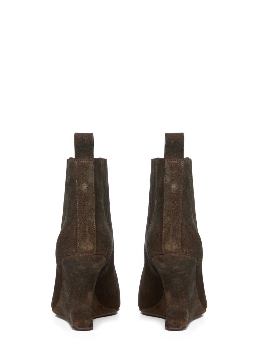 Rick Owens 80mm Sharp Ankle Boots In Brown
