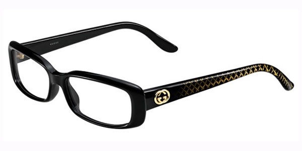 Gucci Logo Detail Flat Lens In Black