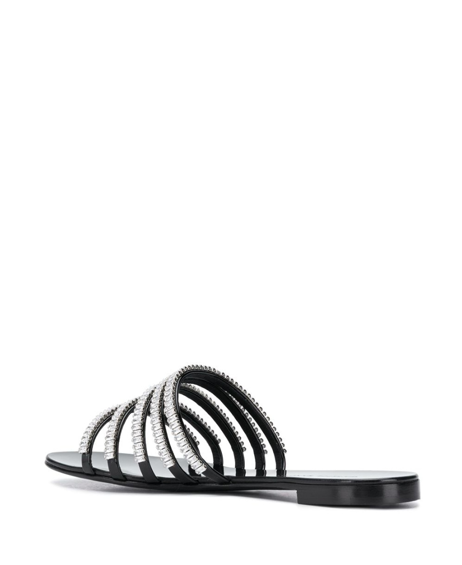 Shop Giuseppe Zanotti Logo Flip-flops In White