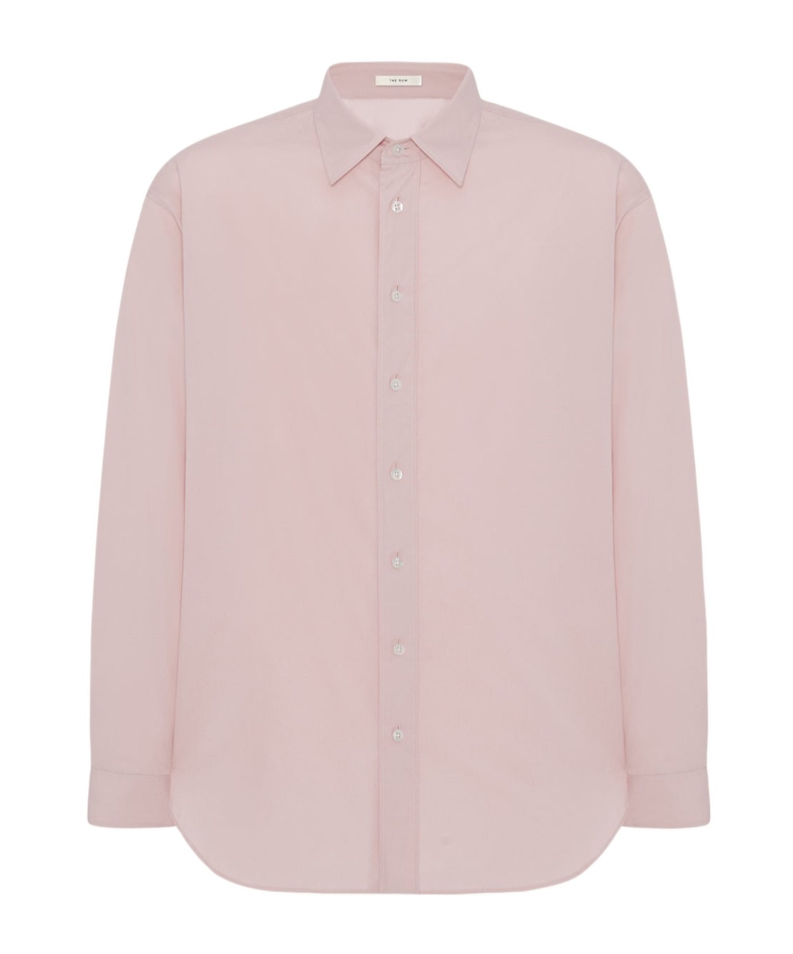 The Row Penn Oversized Cotton-poplin Shirt In Pink