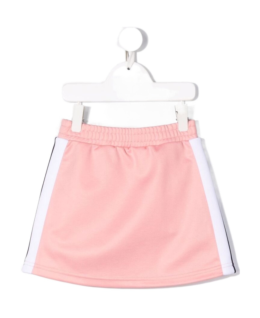Palm Angels Side-stripe Track Skirt In Pink