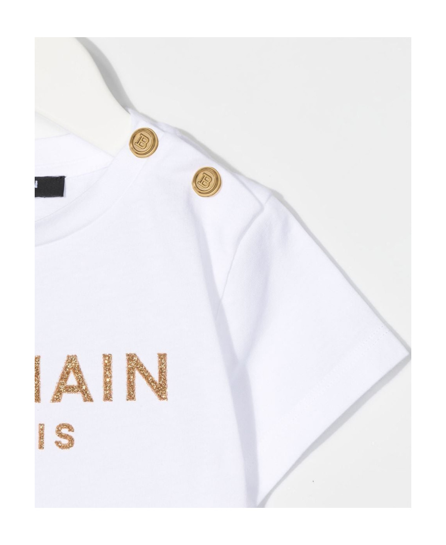 Balmain Logo-print T-shirt In White