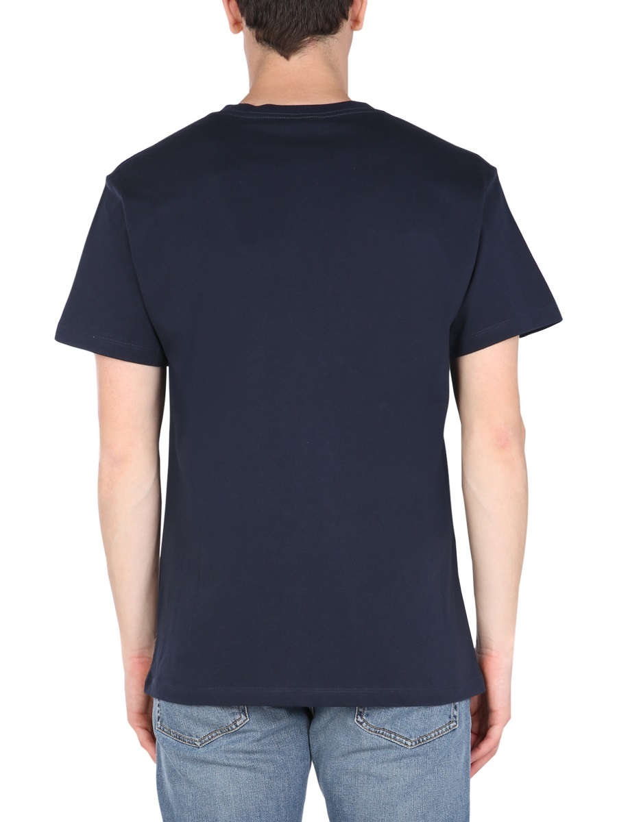Raf Simons Crew Neck T-shirt In Blue
