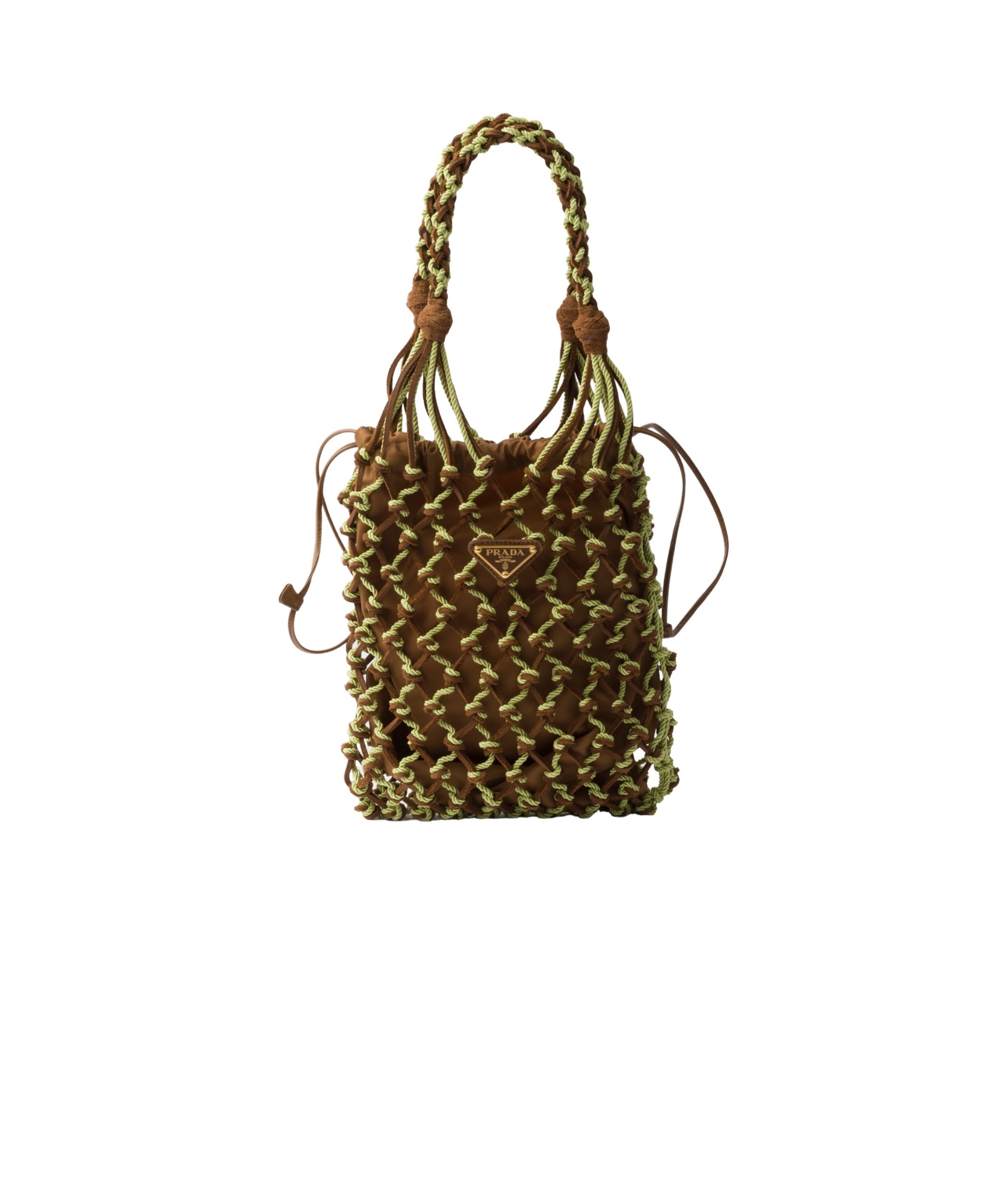 Prada Small Macramé Tote Bag