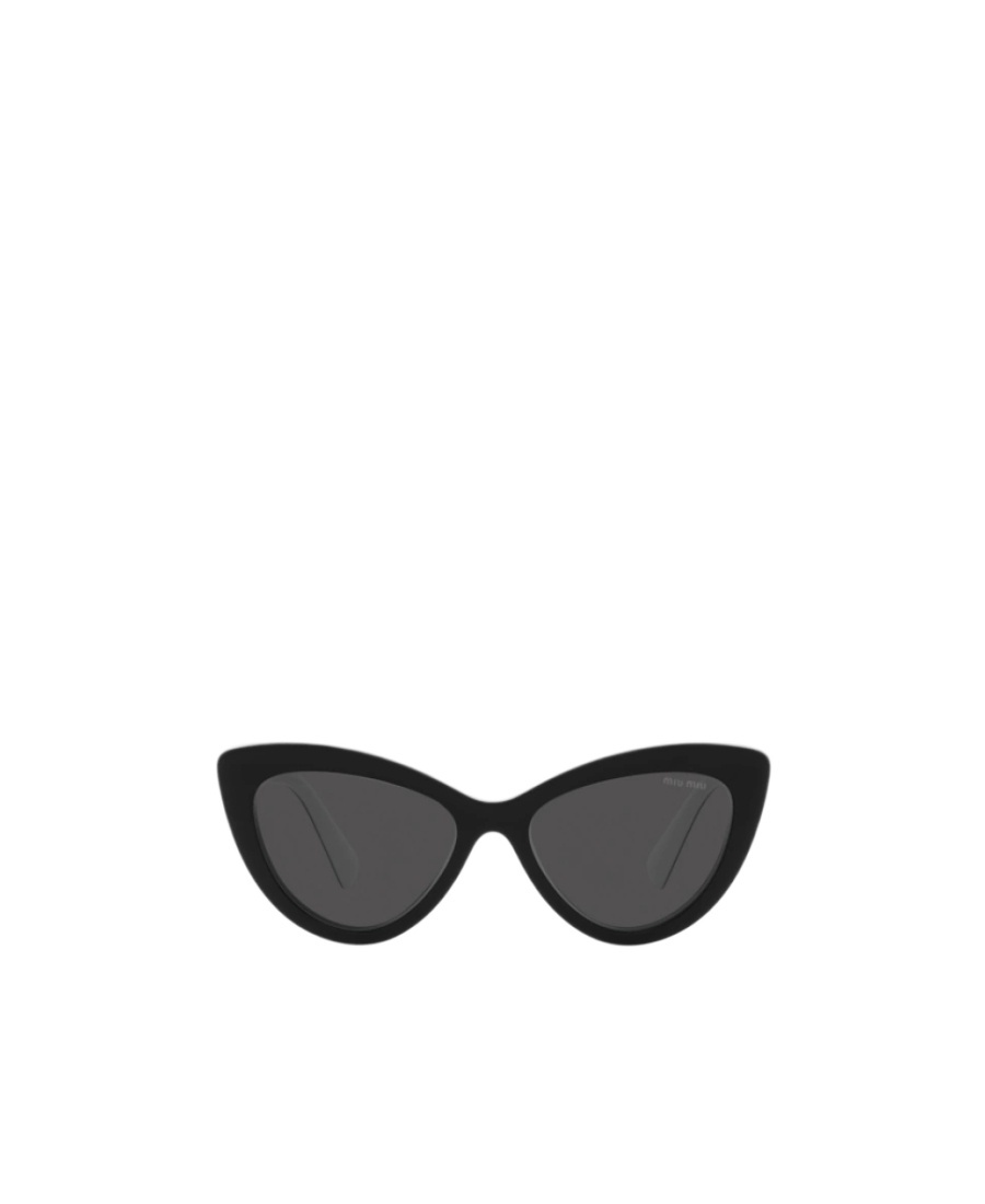 Miu Miu Logo Sunglasses In Gray