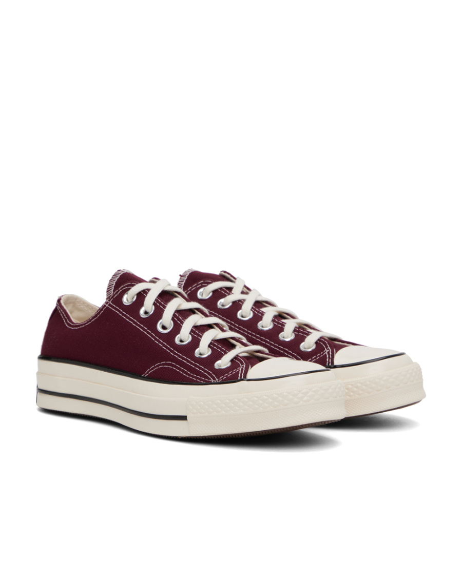 Converse Burgundy Chuck 70 Sneakers In White