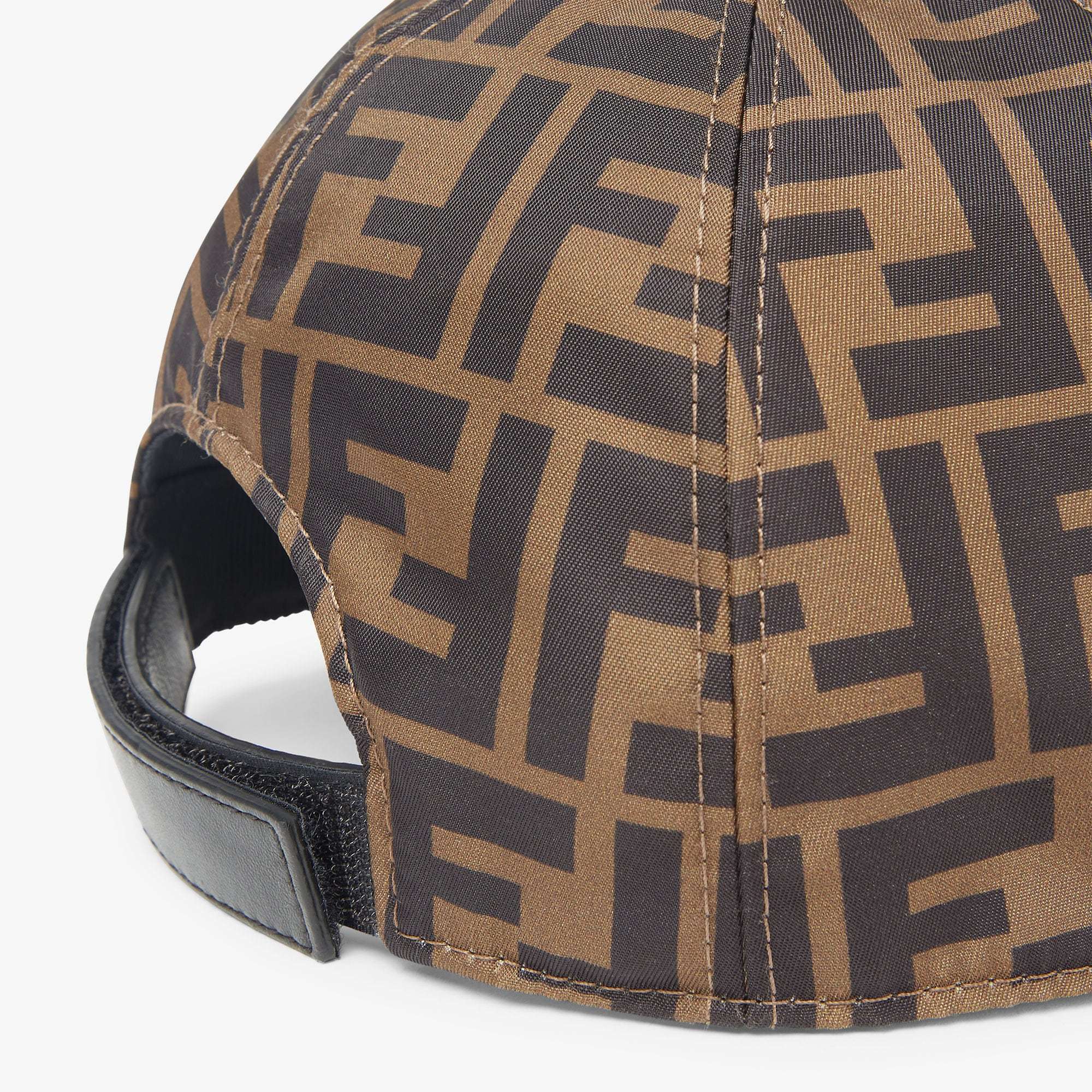 Fendi Kids Ff Logo Cap In Black
