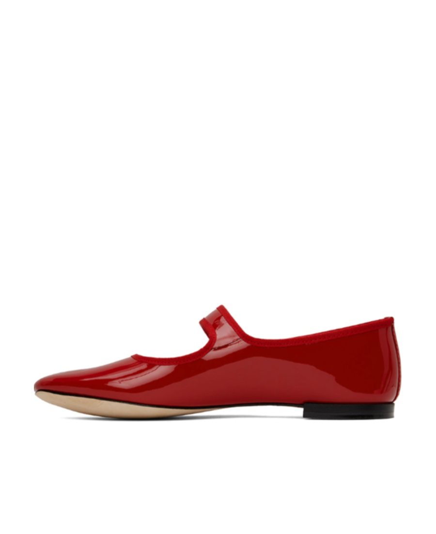 Repetto Georgia Mary Janes In Red