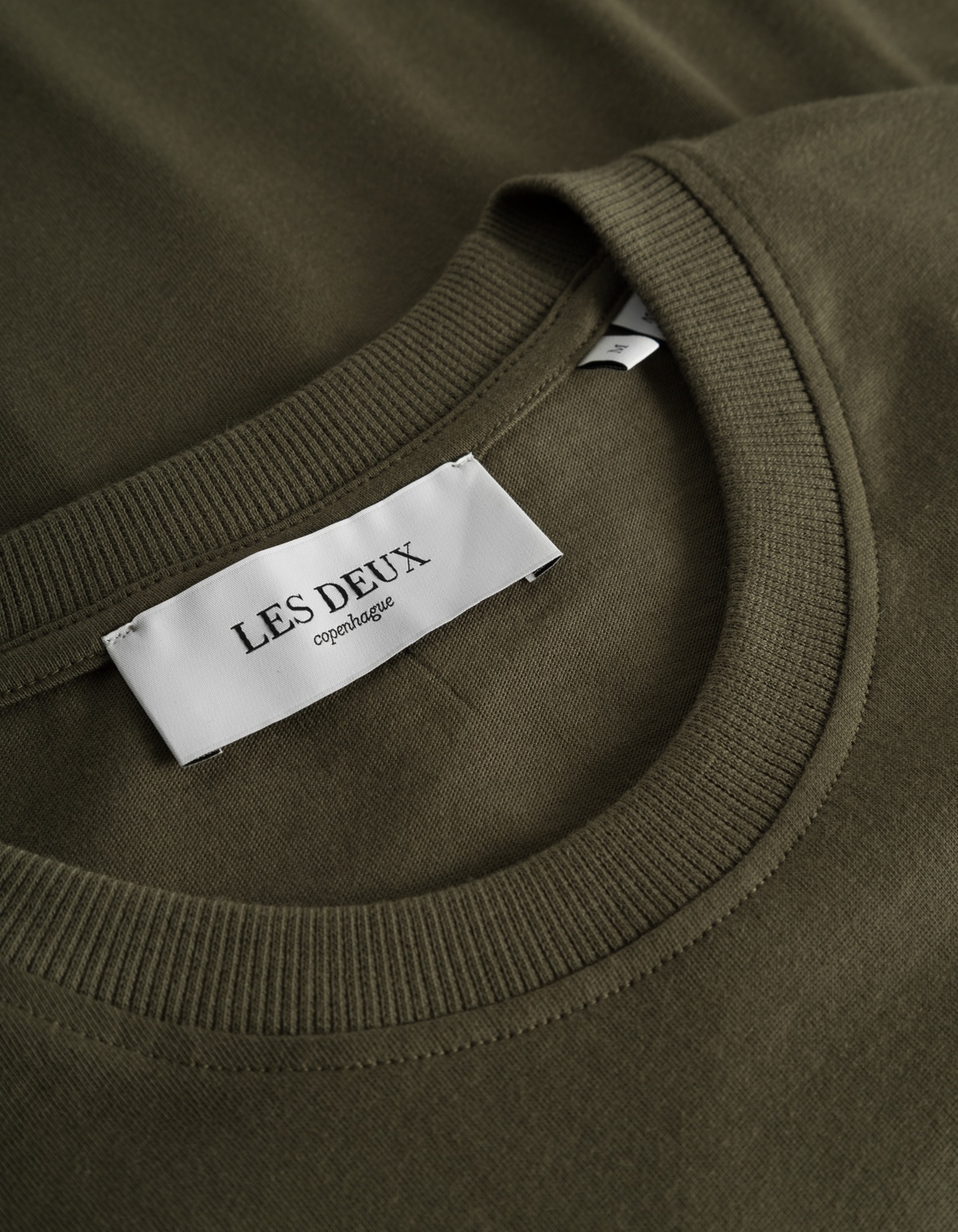 Les Deux T-shirt With Round Neck And Short Sleeves In Green