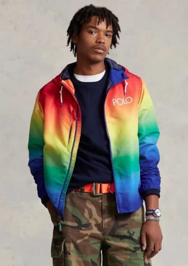 Polo Ralph Lauren Long-sleeved Casual Jacket In Multicolor