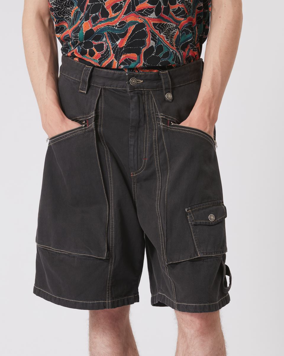 Isabel Marant Four-pocket Bermuda Shorts In Black