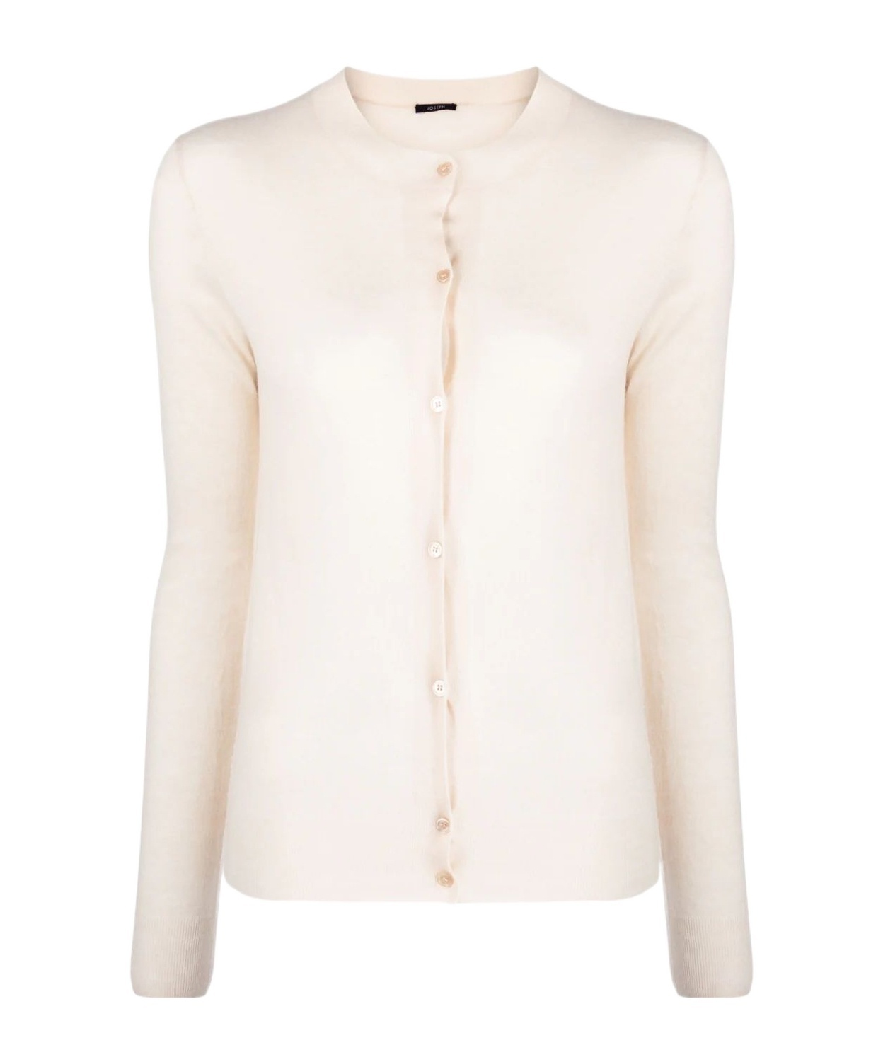 Joseph Cashmere Fine-knit Cardigan In White