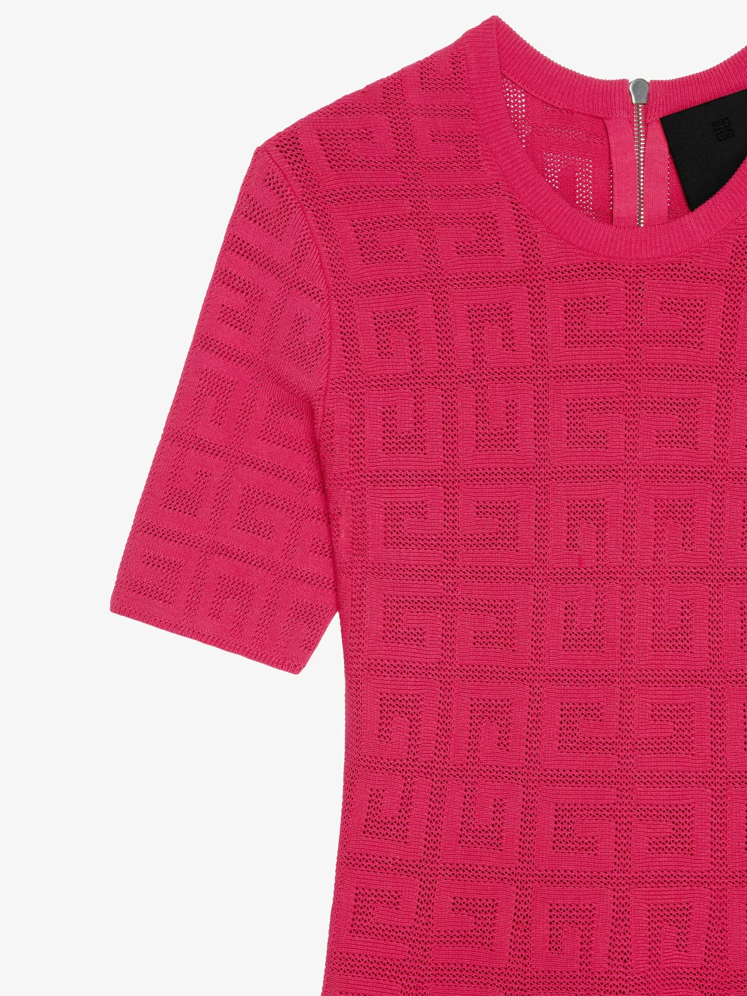 Shop Givenchy Dress In 4g Jacquard In Red