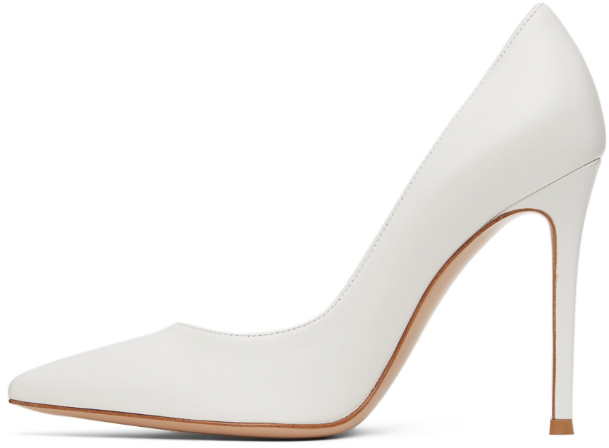 Gianvito Rossi Gianvito Pointed Toe Pumps In White