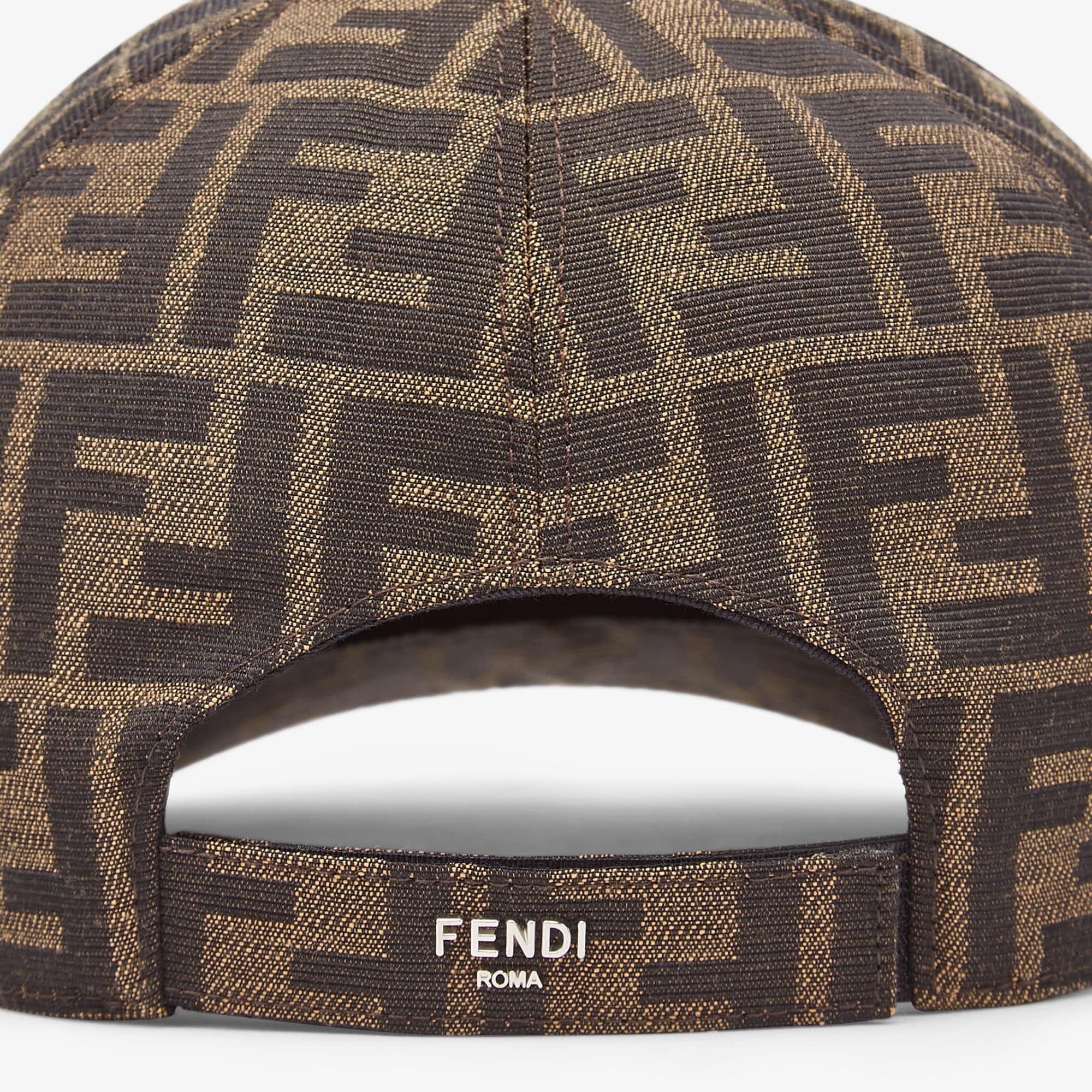 Fendi Ff Pattern Cap In Multicolor