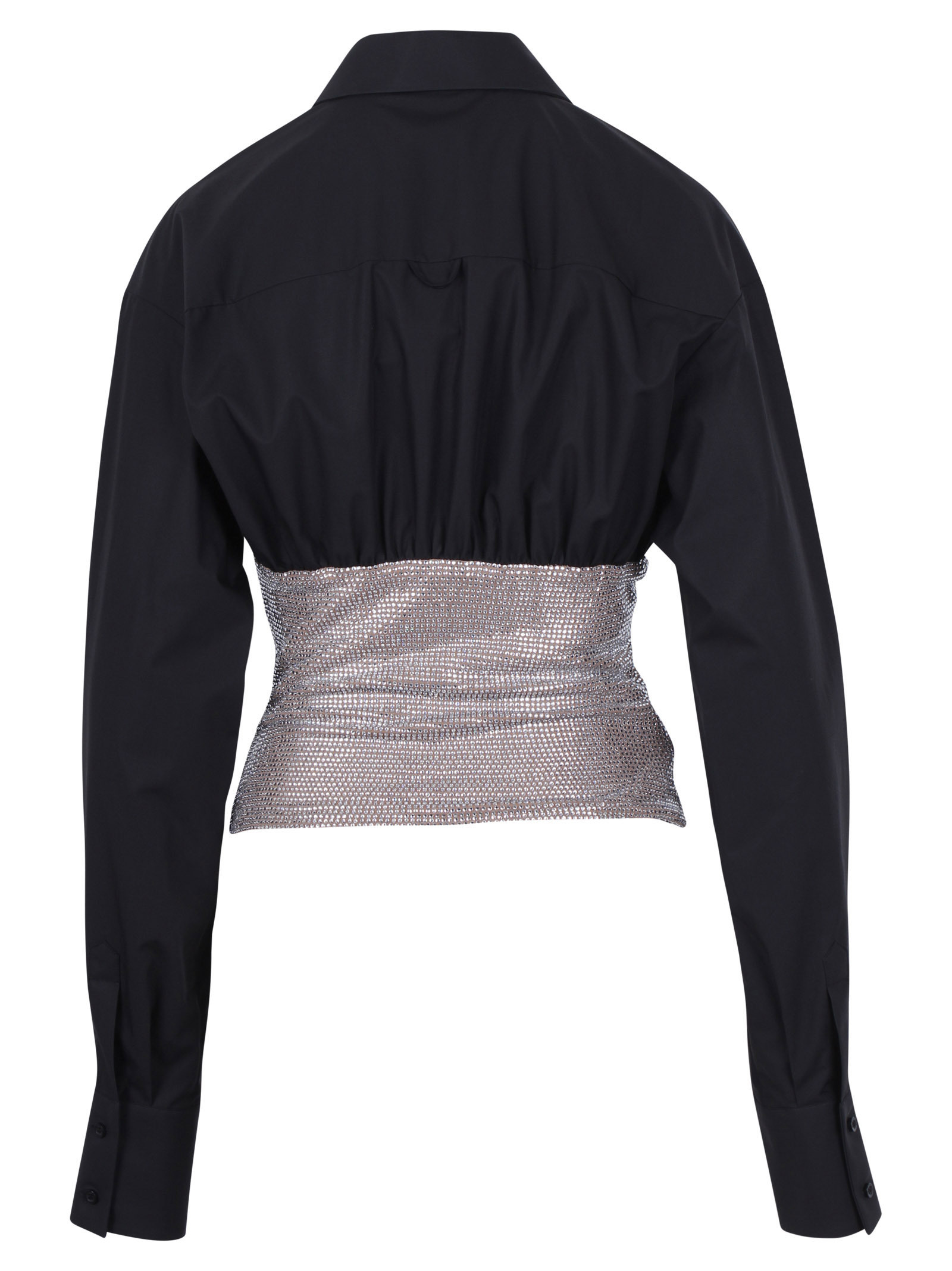 Giuseppe Di Morabito Crystal-embellished Long-sleeves Shirt In Multi