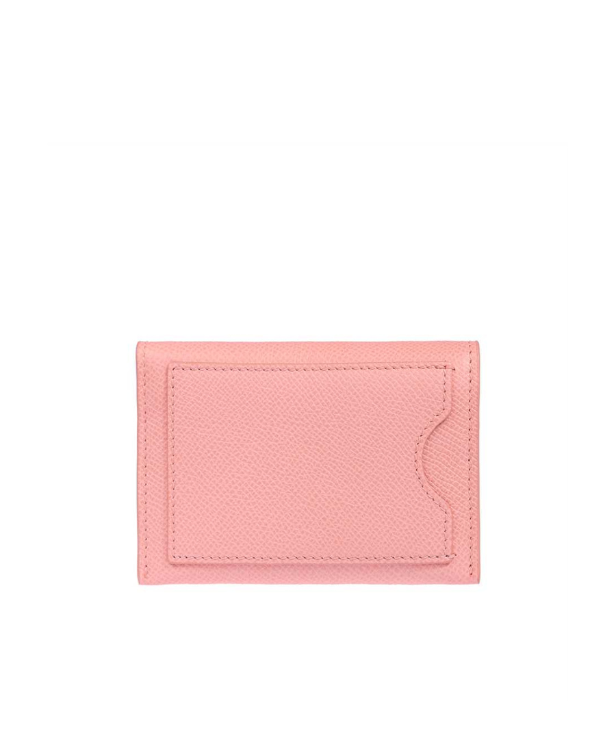 Ferragamo Bow Detail Design Flip Wallet In Pink