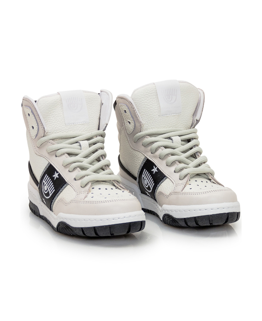 CHIARA FERRAGNI CHIARA FERRAGNI HIGH-TOP LACE-UP SNEAKERS 