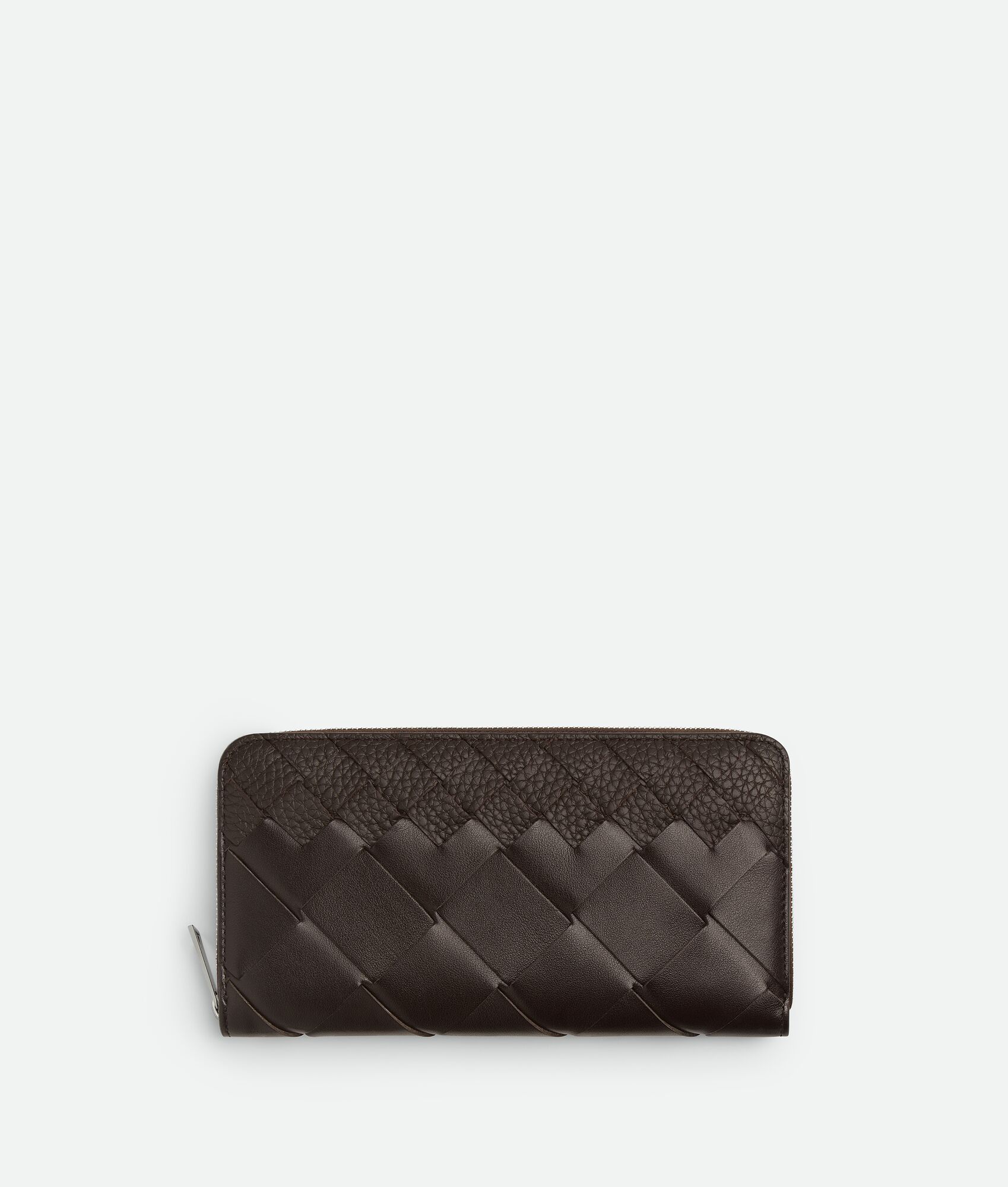 Bottega Veneta Intrecciato Zip Around Wallet