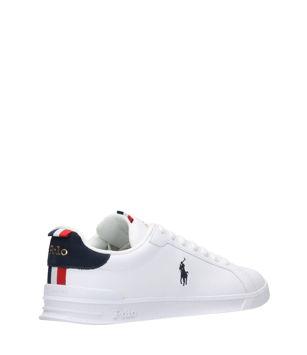 Shop Polo Ralph Lauren Heritage Court Ii Lace-up Sneakers In White