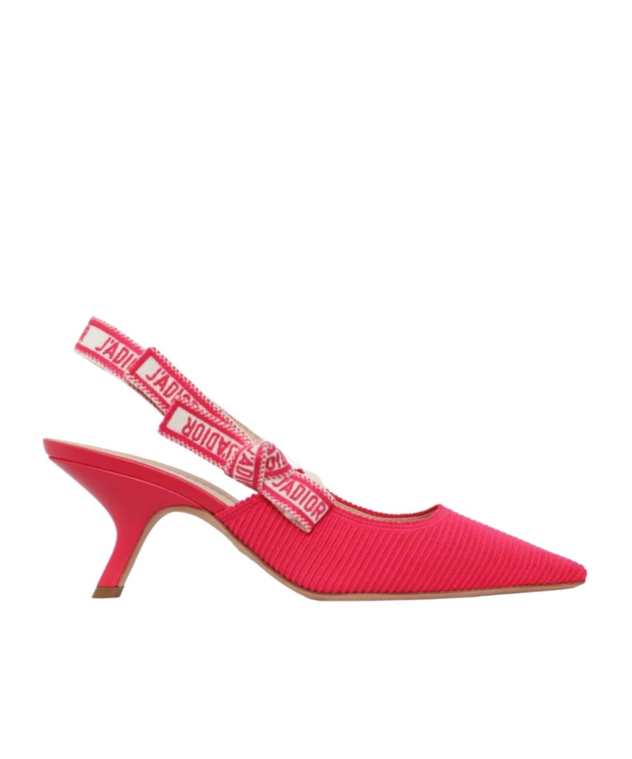 Dior Pointed High-heeled Sandals In Red