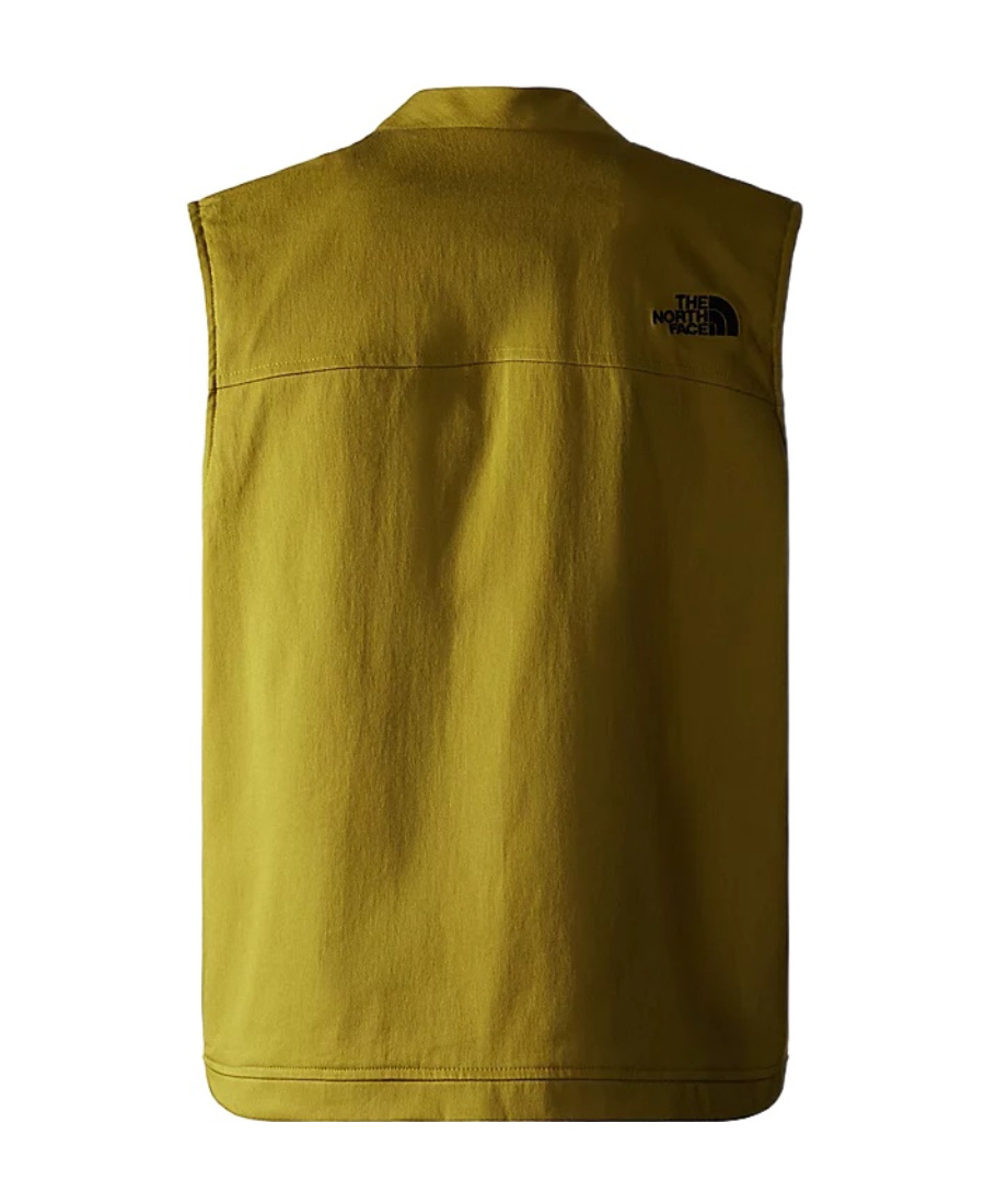 The North Face Sulphur Moss Cotton Vest Jacket In Green