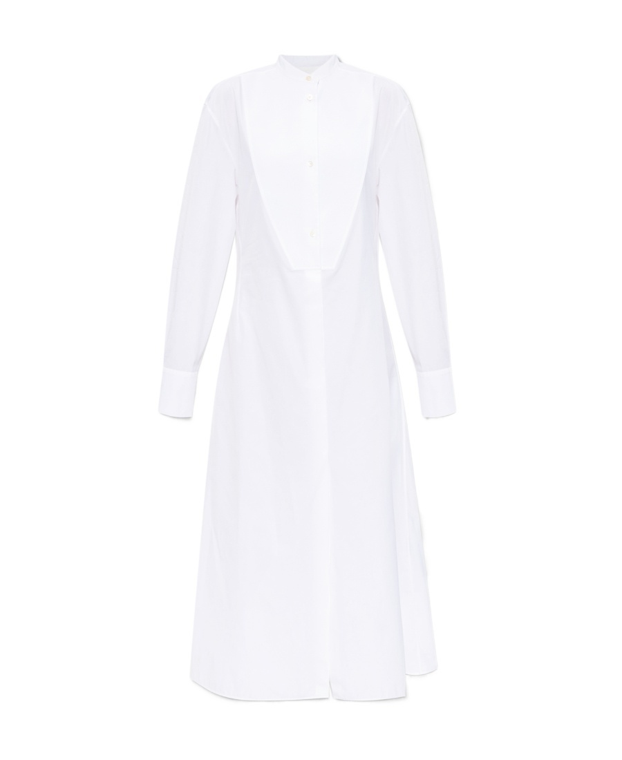 Jil Sander Cotton Shirtdress In White