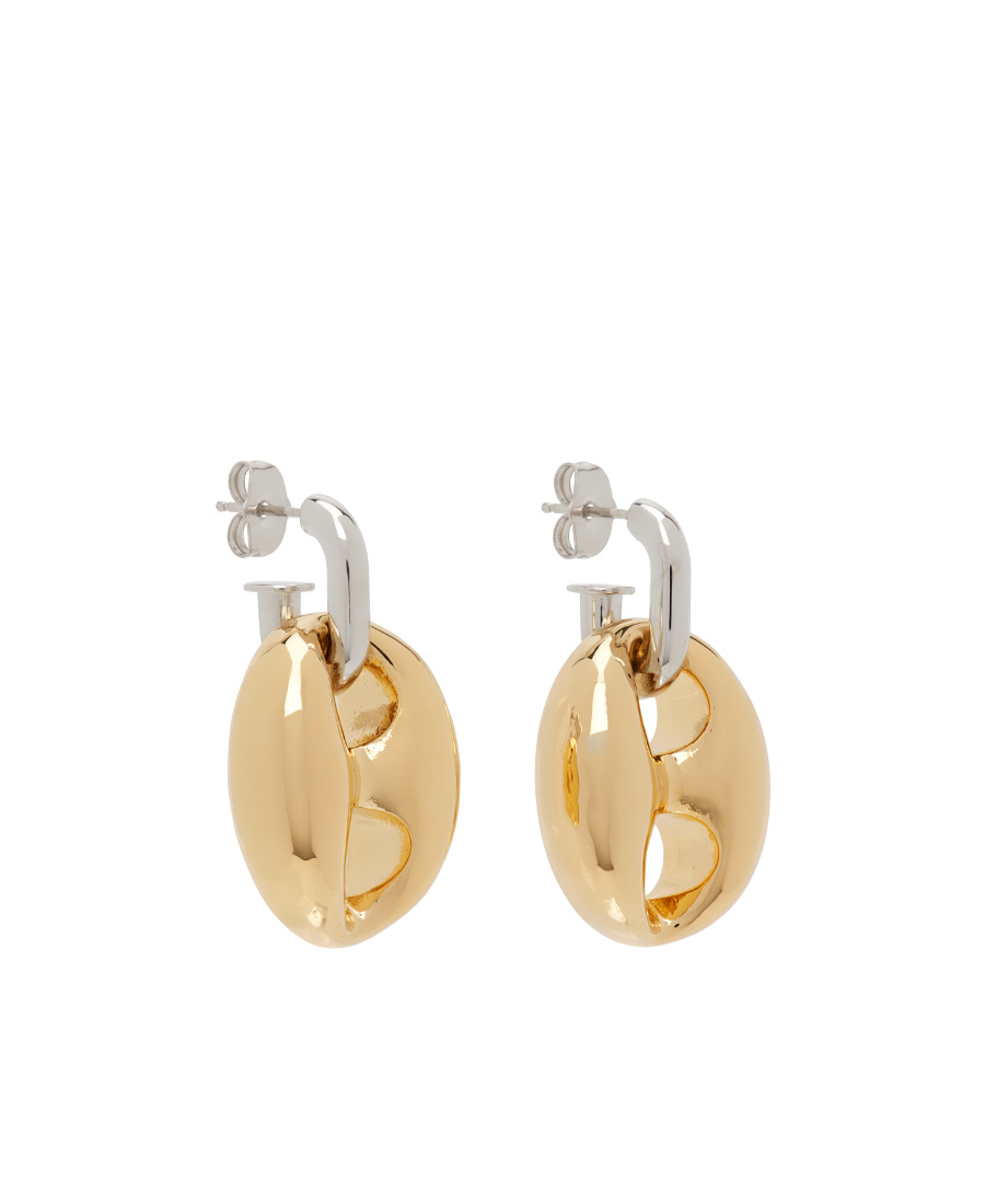 Rabanne Eight Chunky Earrings In Yellow
