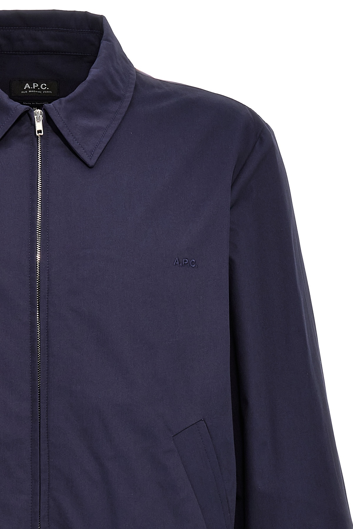 Apc Gilbert Cotton Shirt Jacket In Black