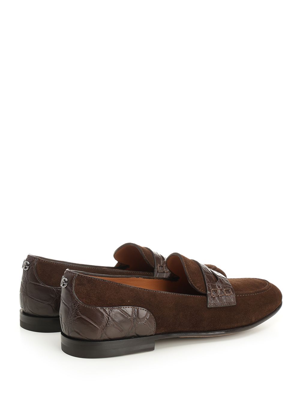 Dolce & Gabbana Round-toe Loafers In Multi
