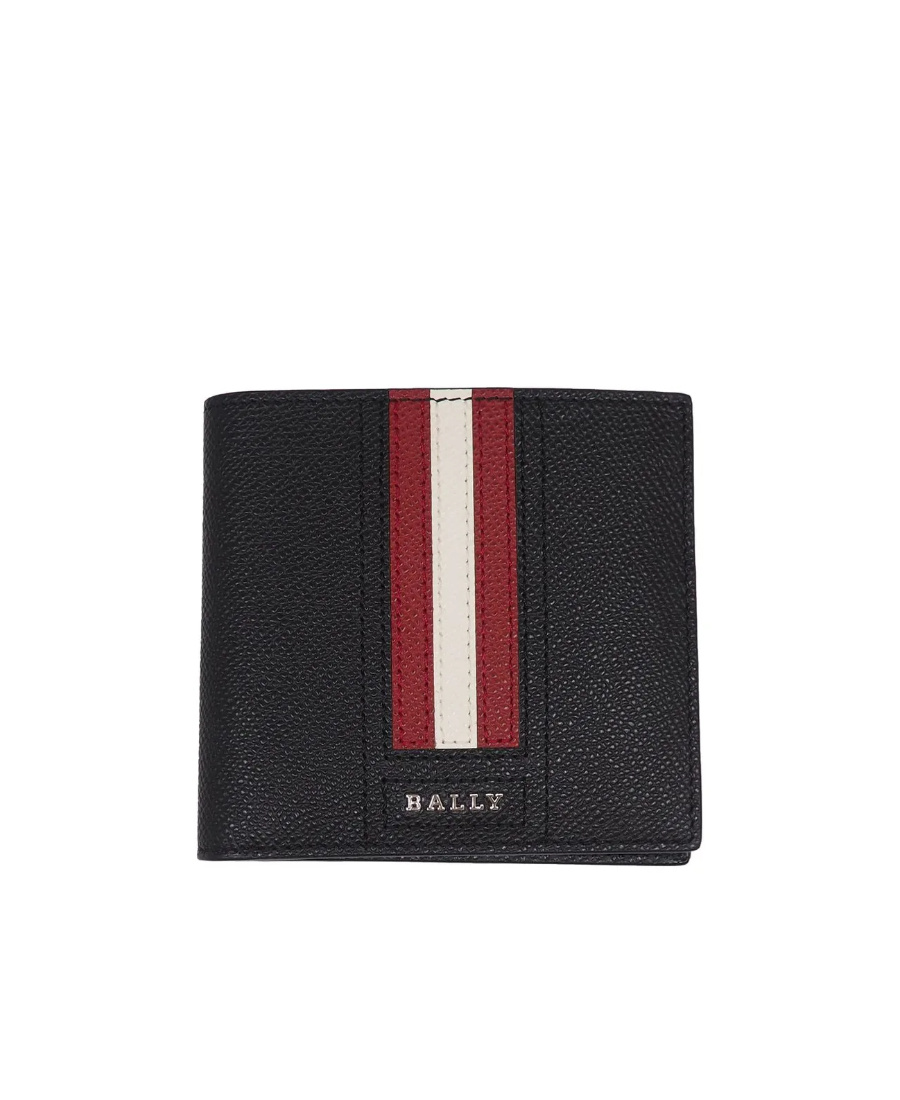 Bally Folding Wallet And Belt Suit In Black
