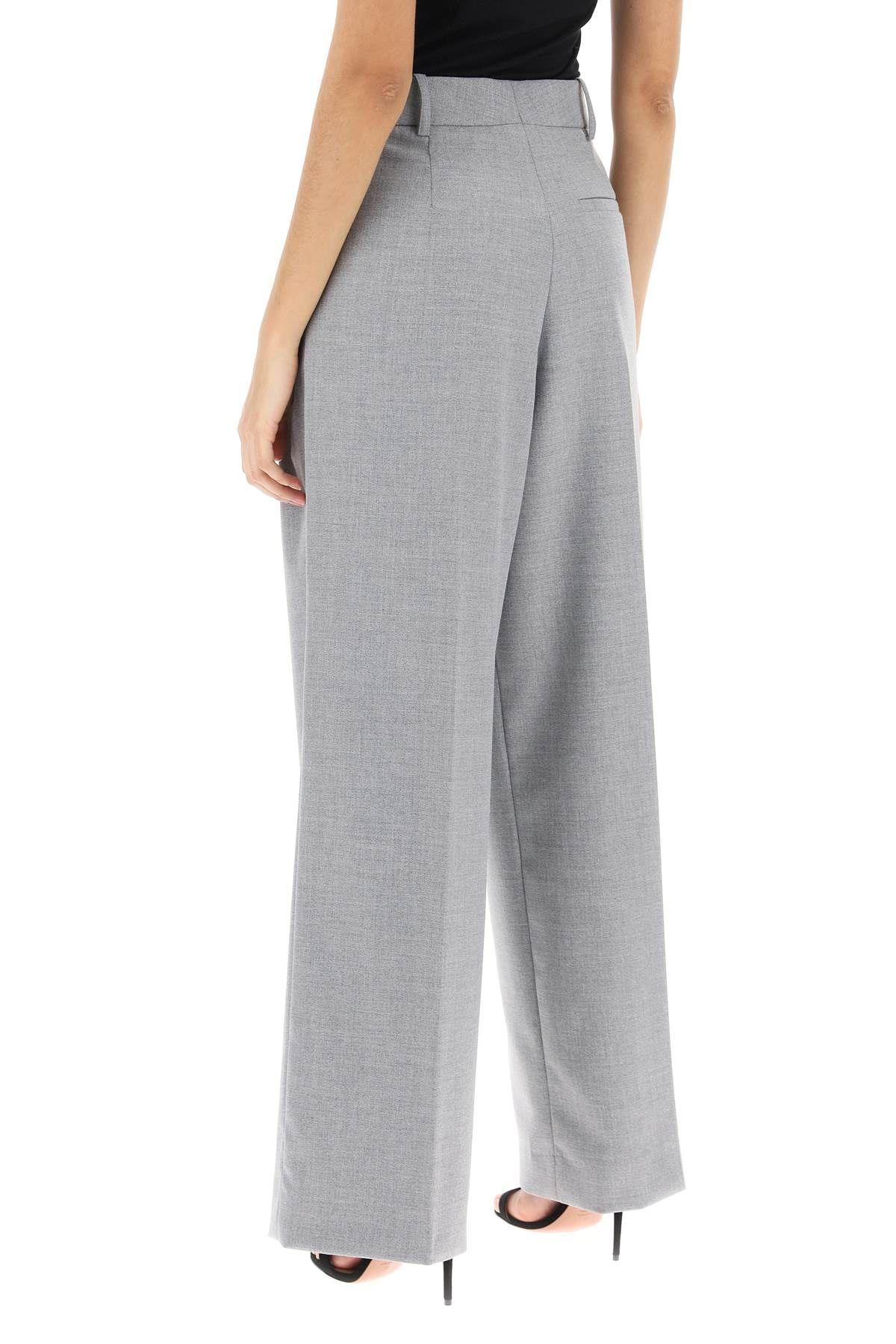 By Malene Birger High-waist Wide-leg Trousers