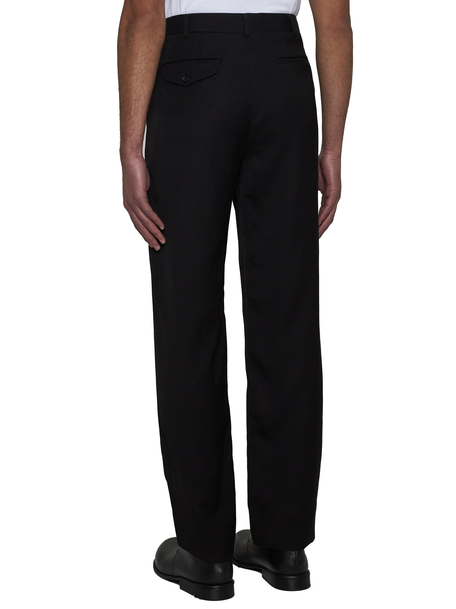 Comme Des Garçons Homme Plus Cropped Trousers