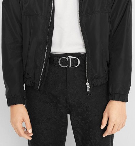 Dior Cd Belt In Black
